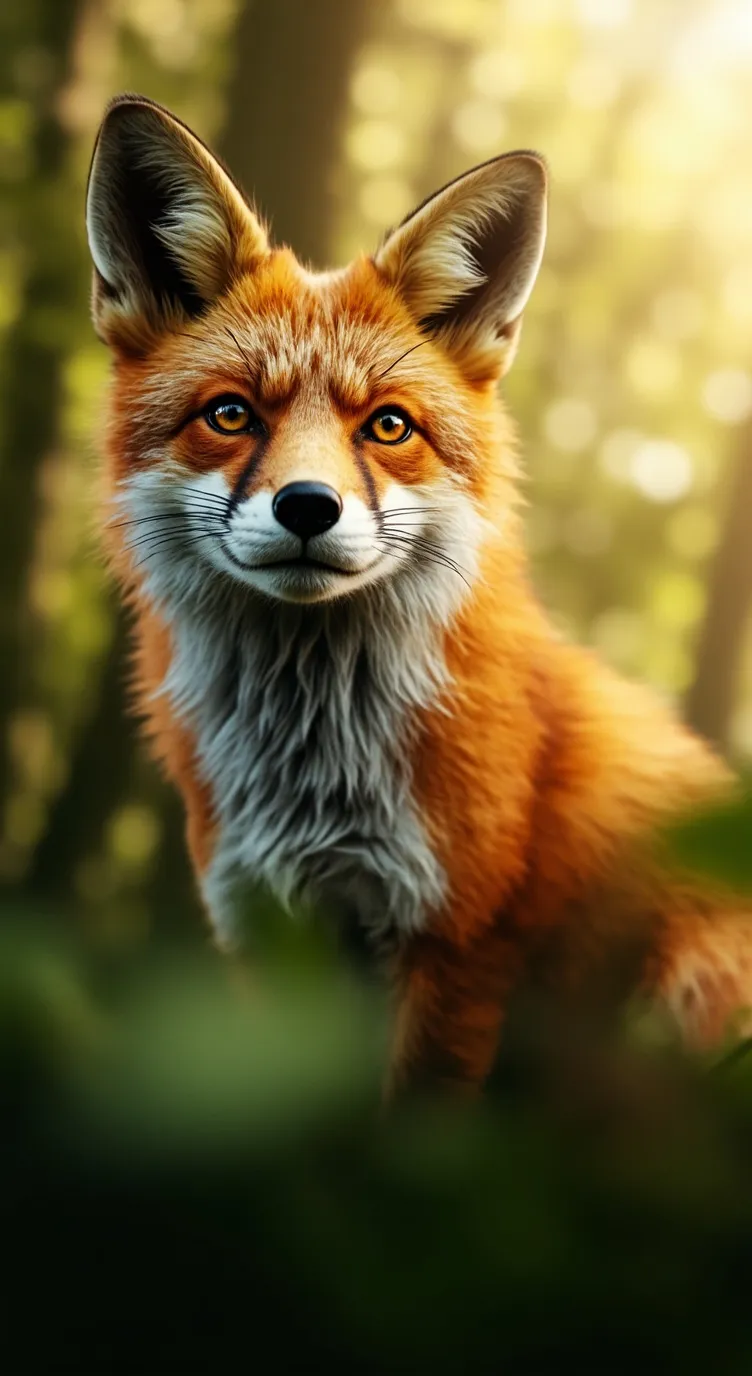 ai character: fox background
