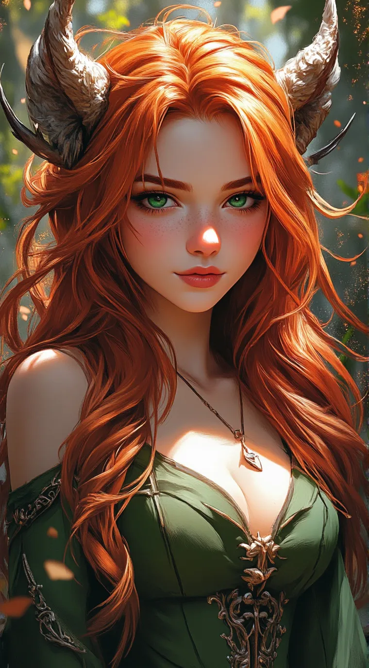 ai character: 🍀🌲 Defensora 🐸🌳 background