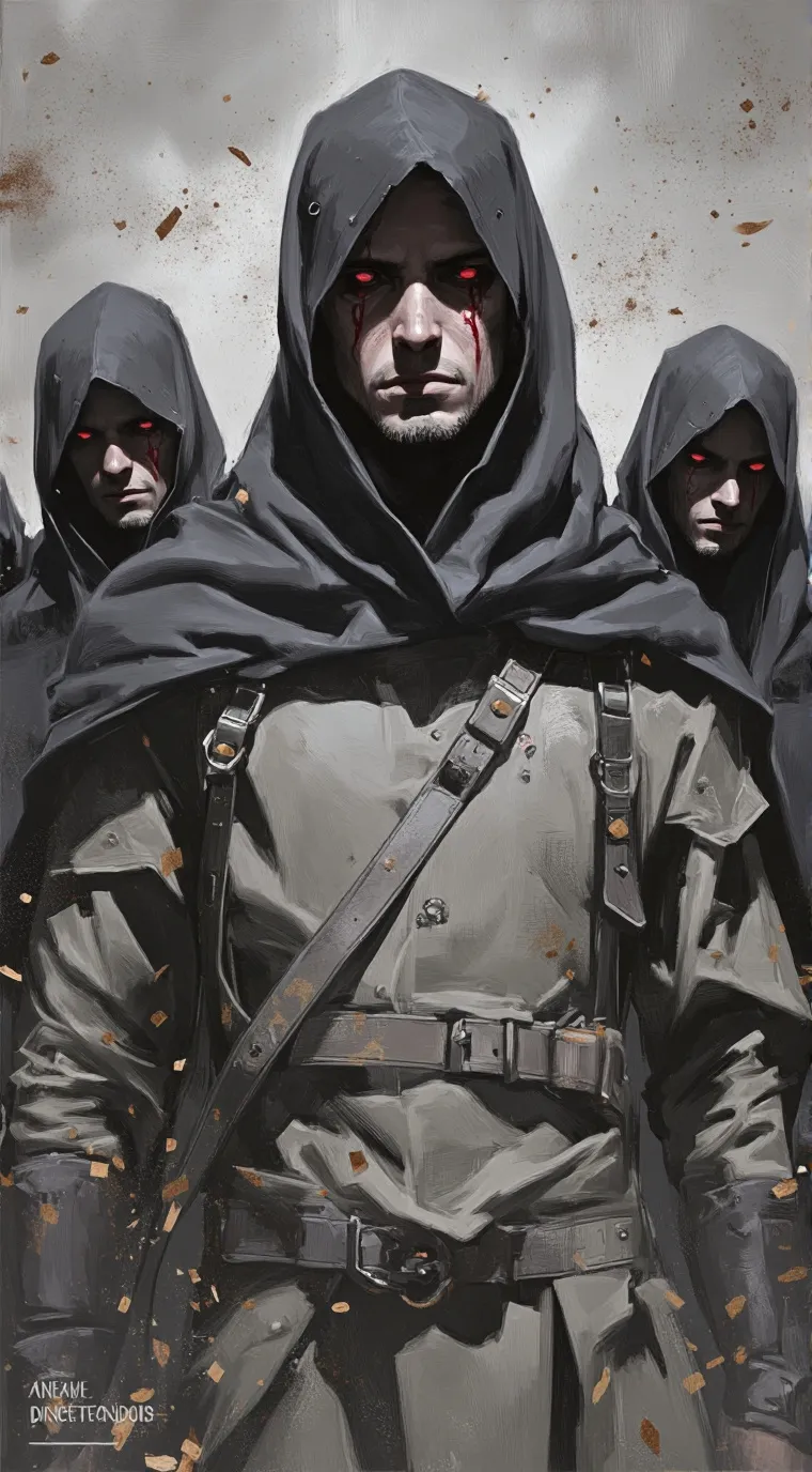 ai character: Vampire hunters  background