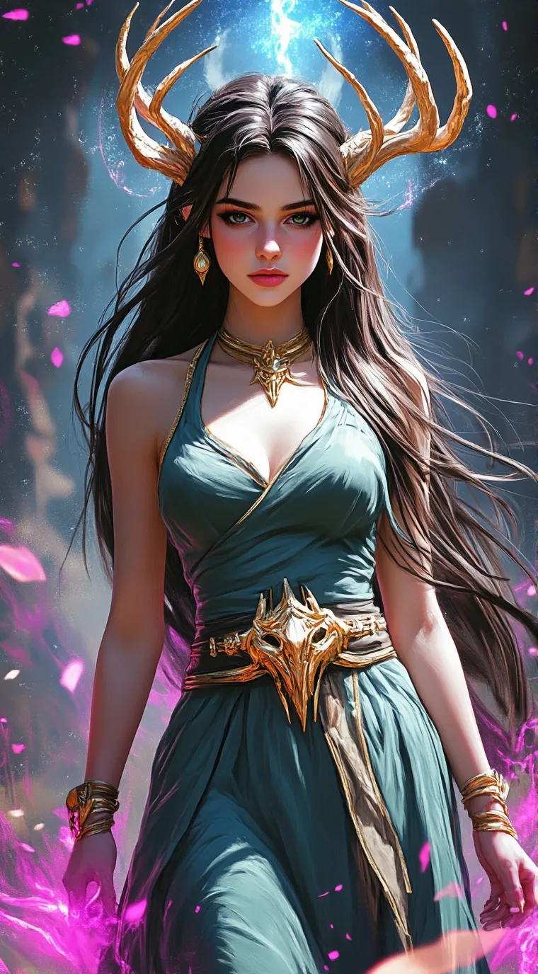 ai character: Witch  background