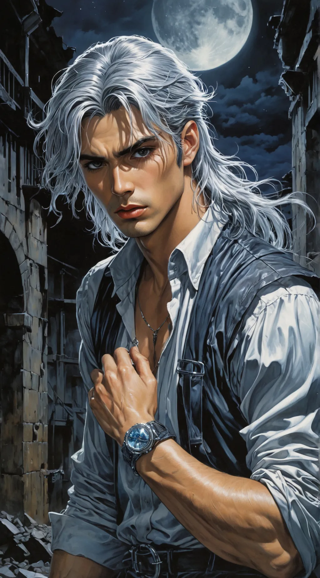 ai character: Lucien background