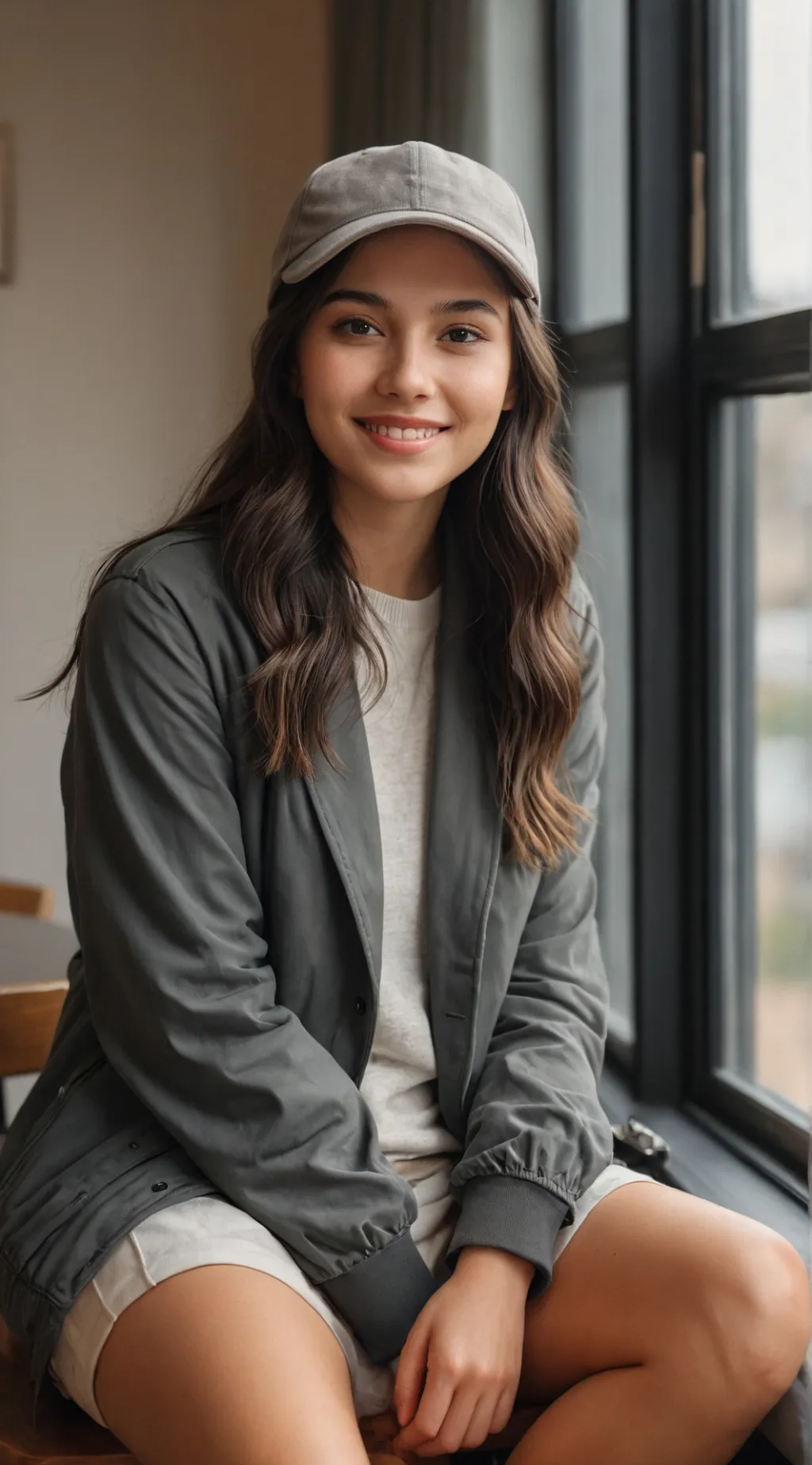 ai character: MARYAM KHAJAVI background