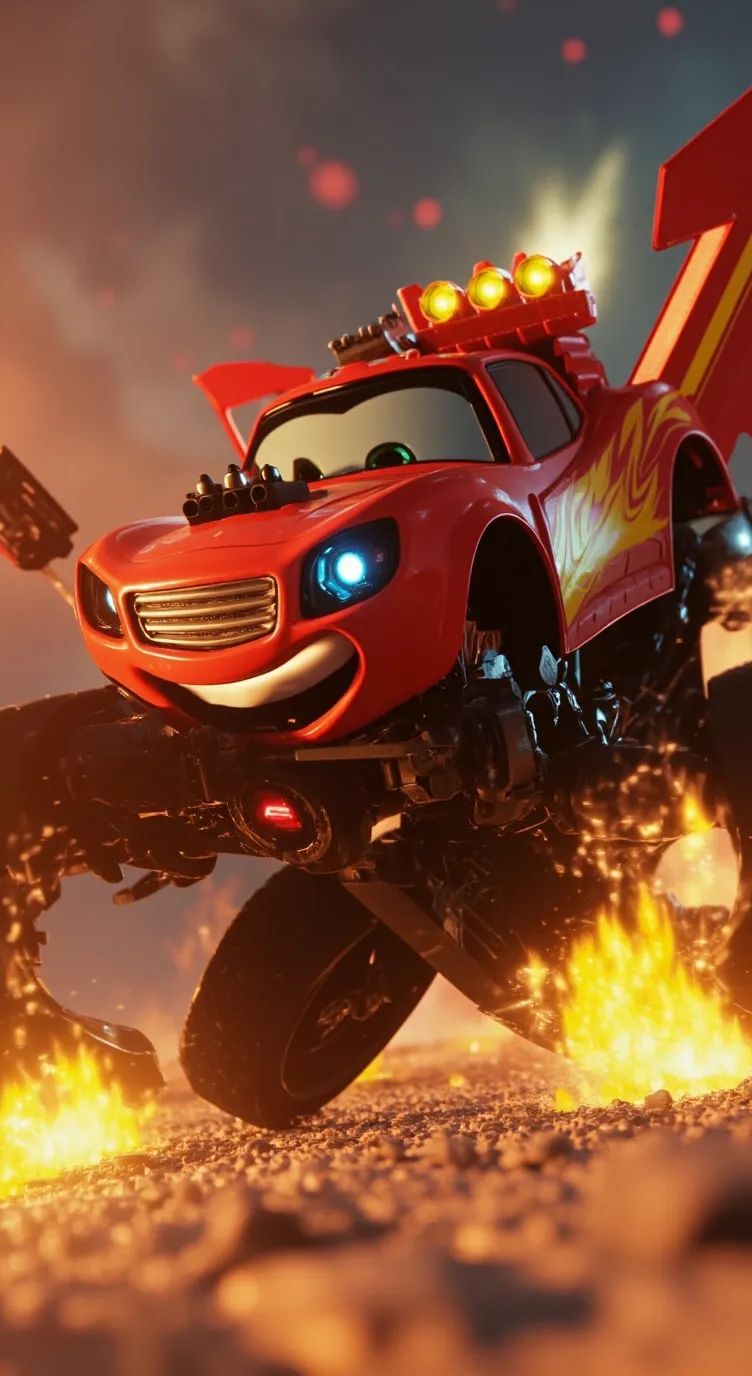 ai character: blaze background