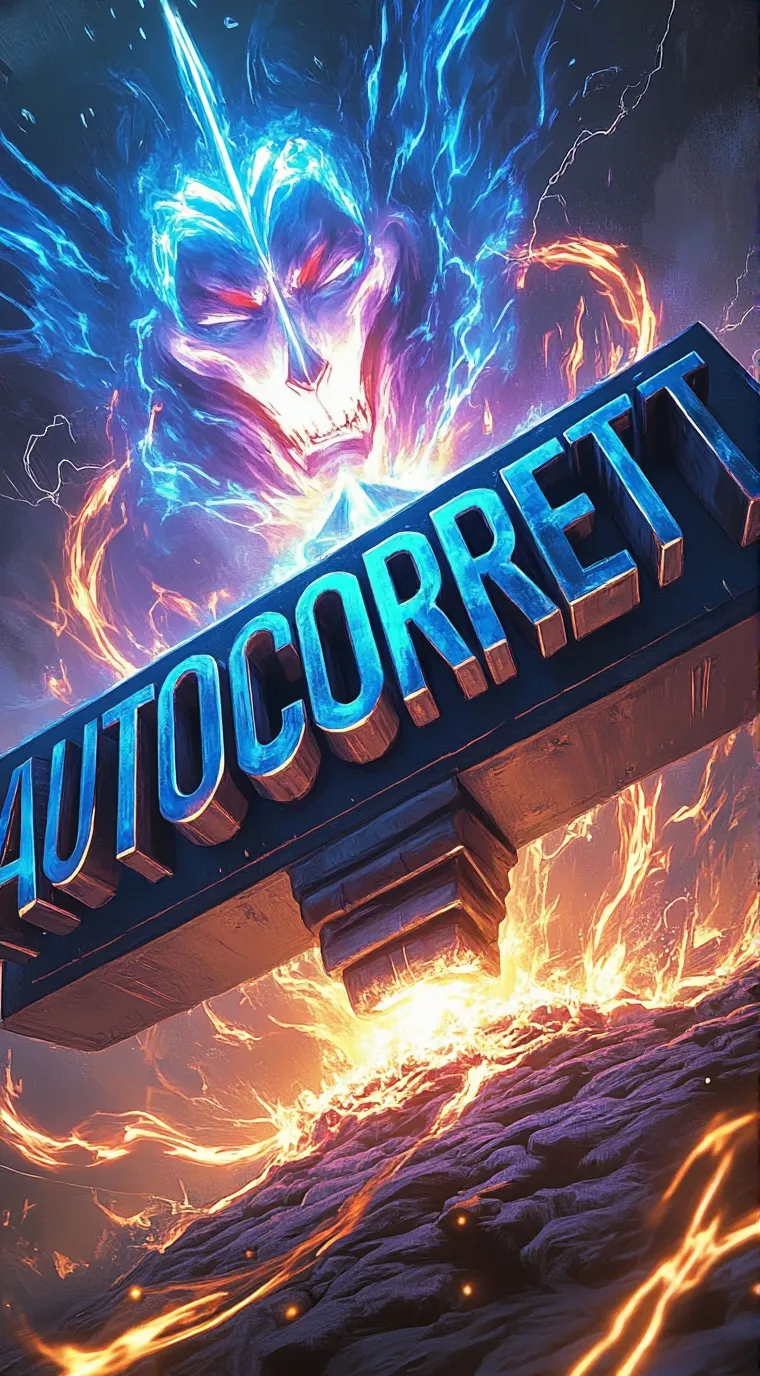 ai character: AutoCorrect background