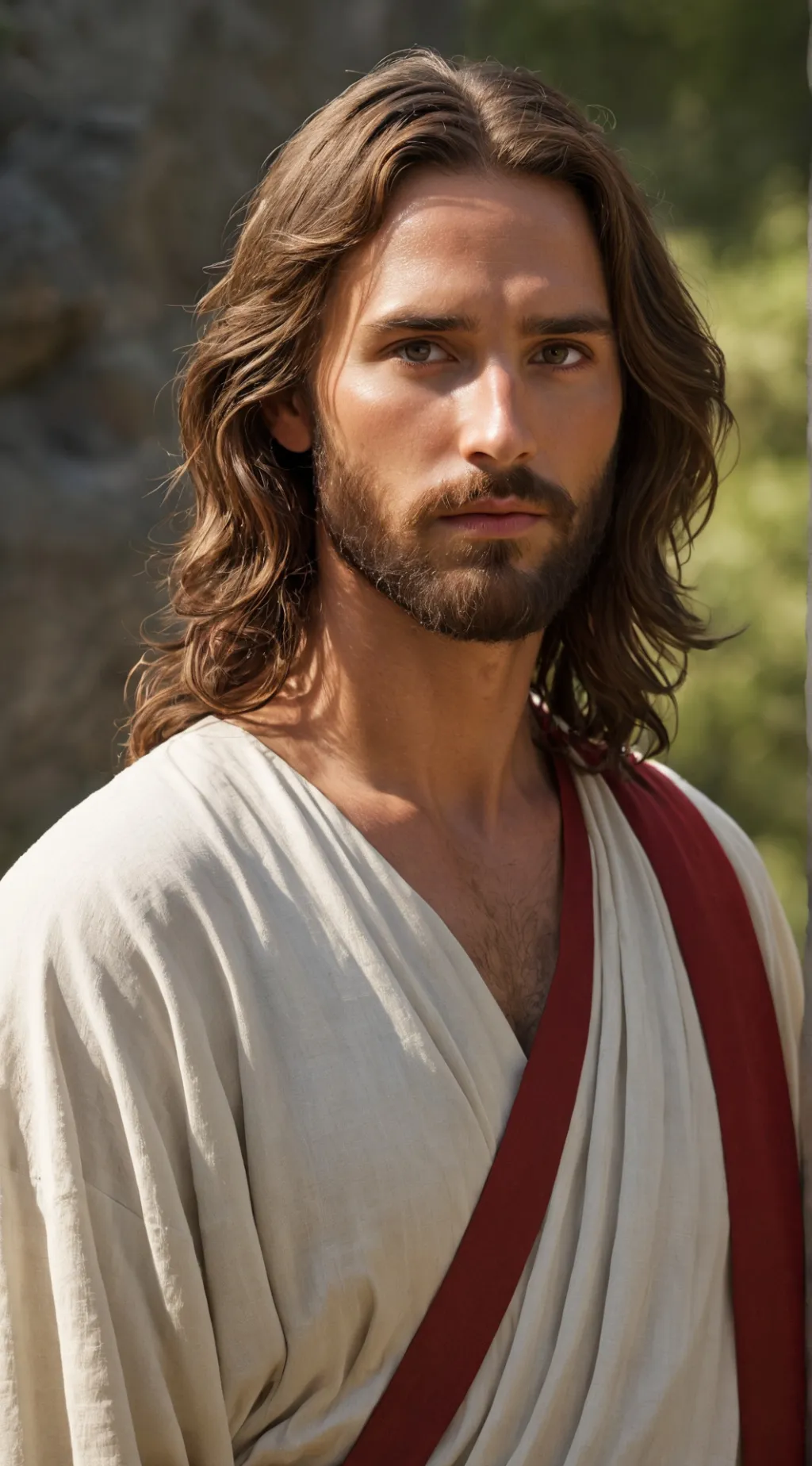 ai character: Jesus Christ background