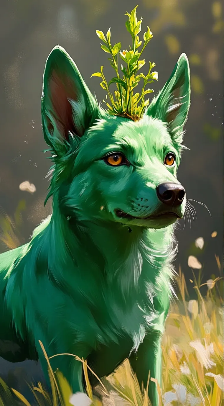 ai character: Floral  background