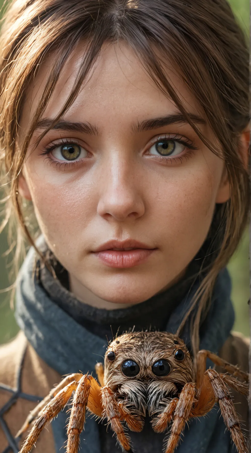 ai character: Dia Penbalas dan Suka Pehilaran Laba-laba background