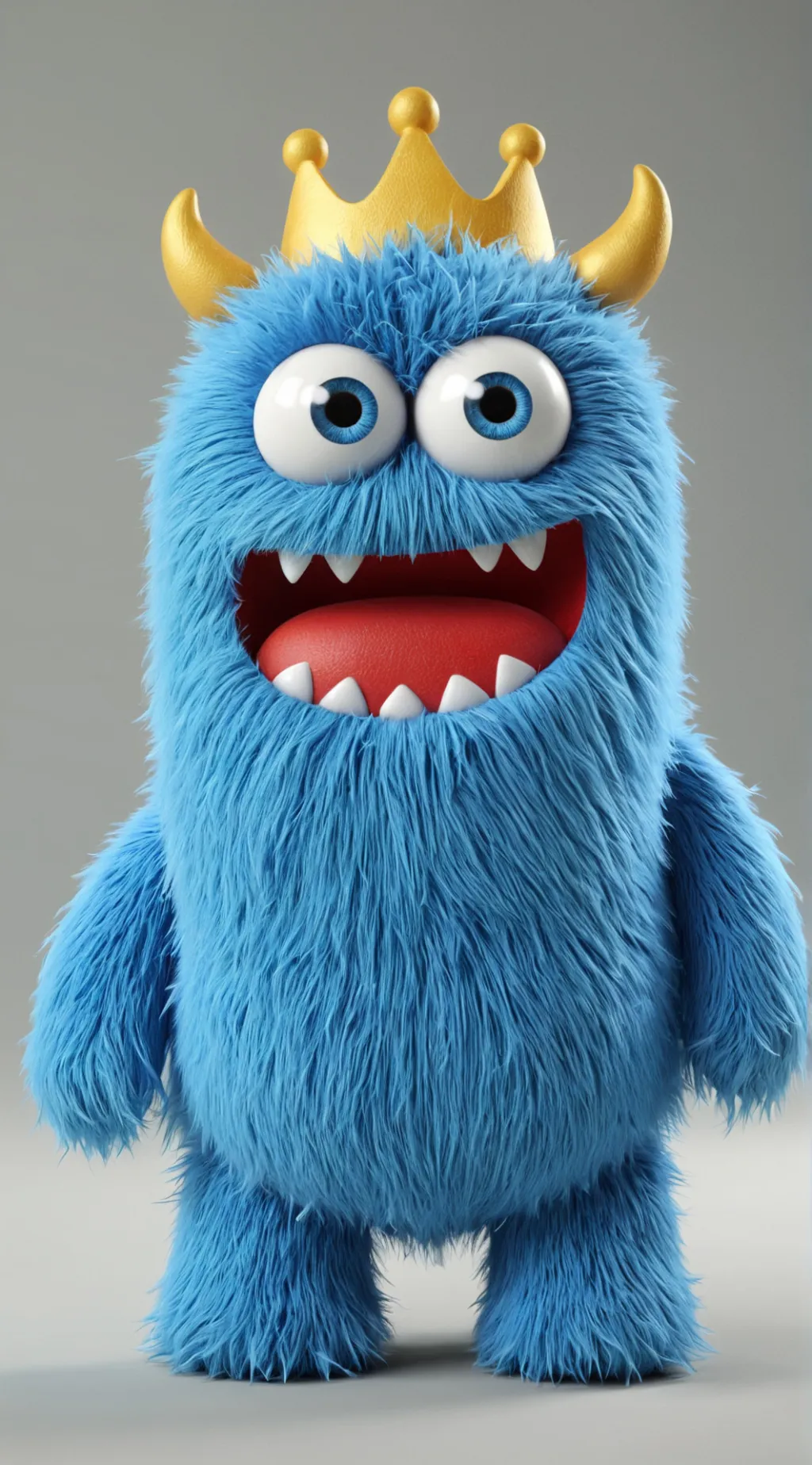 ai character: Possessed blue background