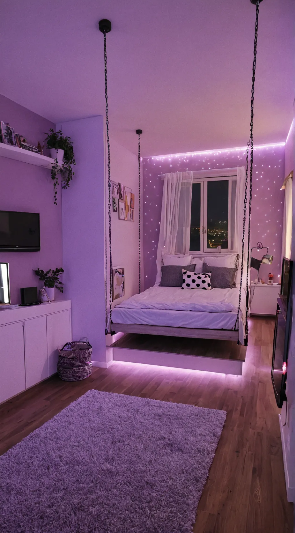 ai character: Sleepover background