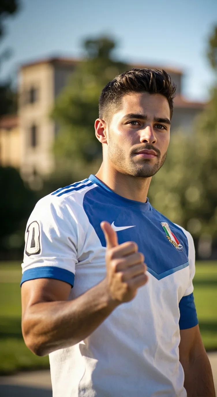 ai character: Valentino Moretti background