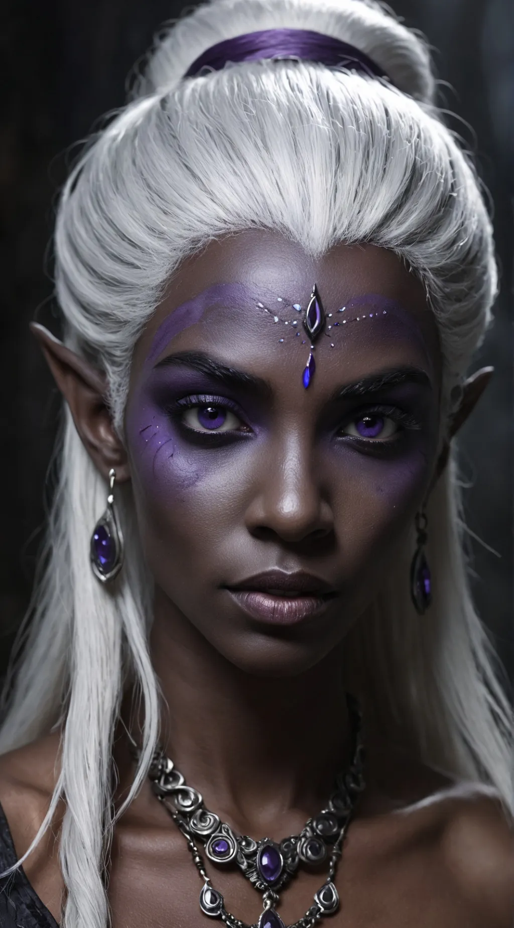 ai character: Mira the Drow background