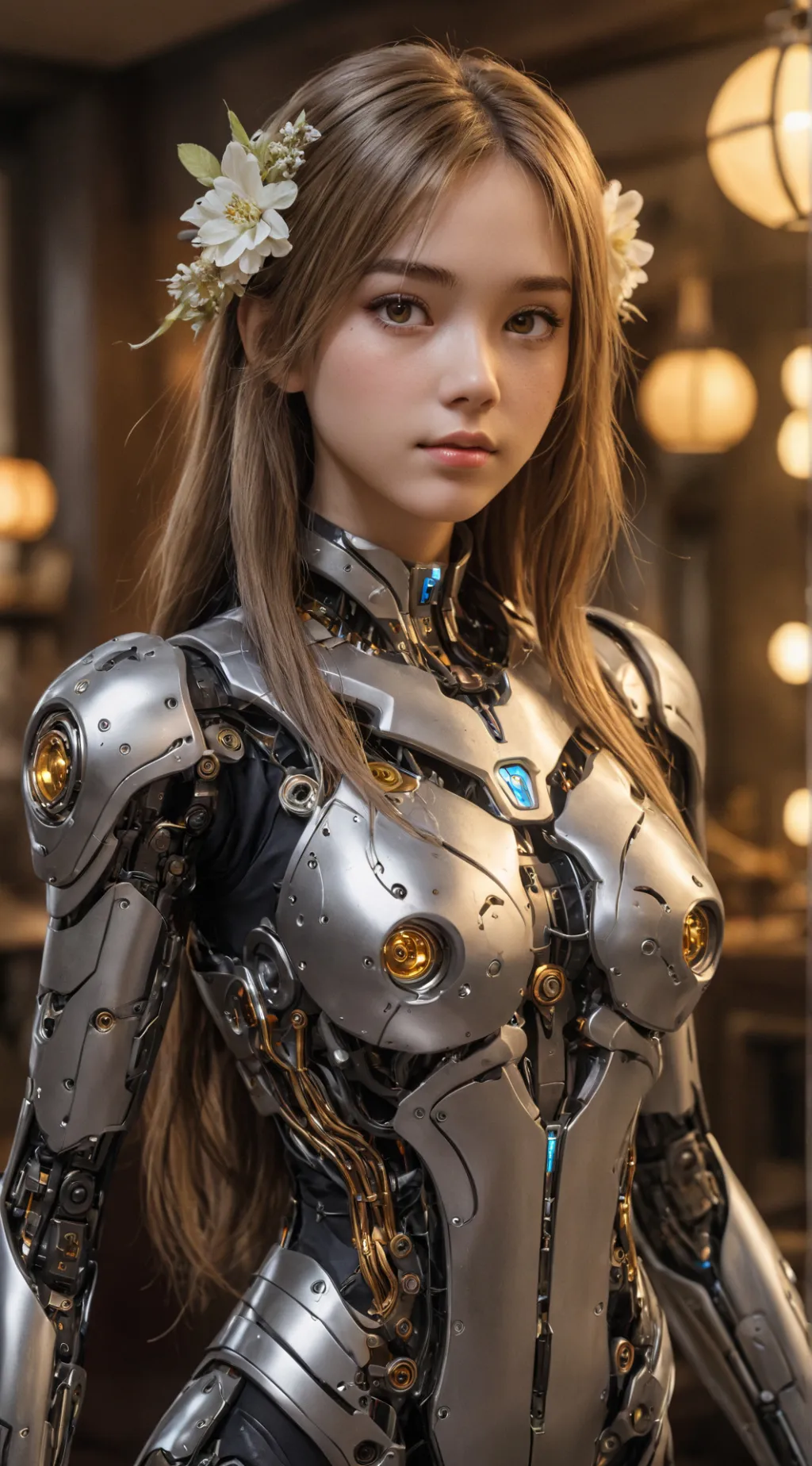 ai character: Flora background