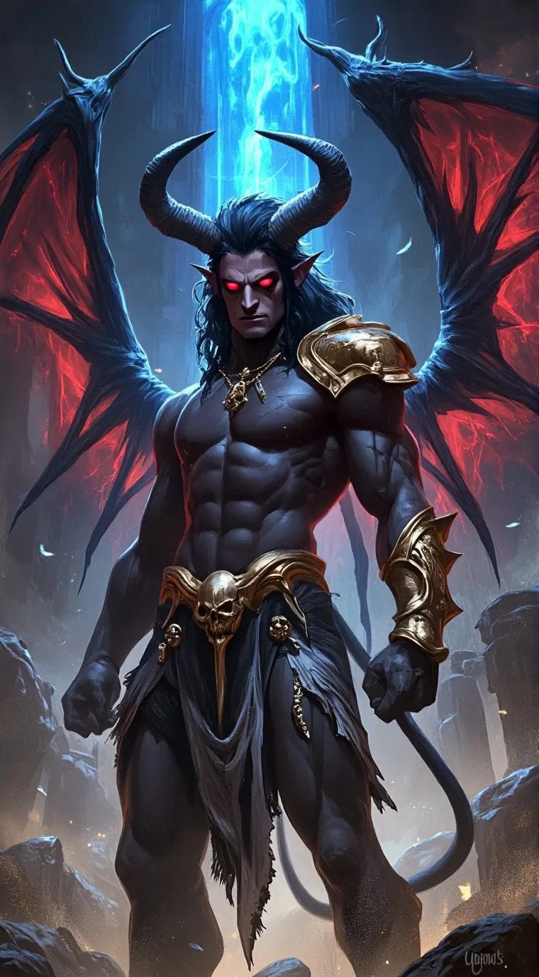 ai character: Diablo Elf King  background