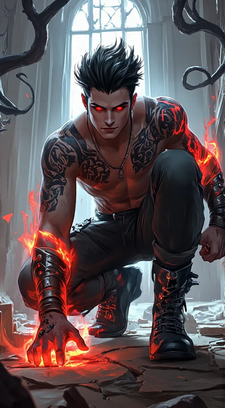 ai character: DarkKing DiabloElf background