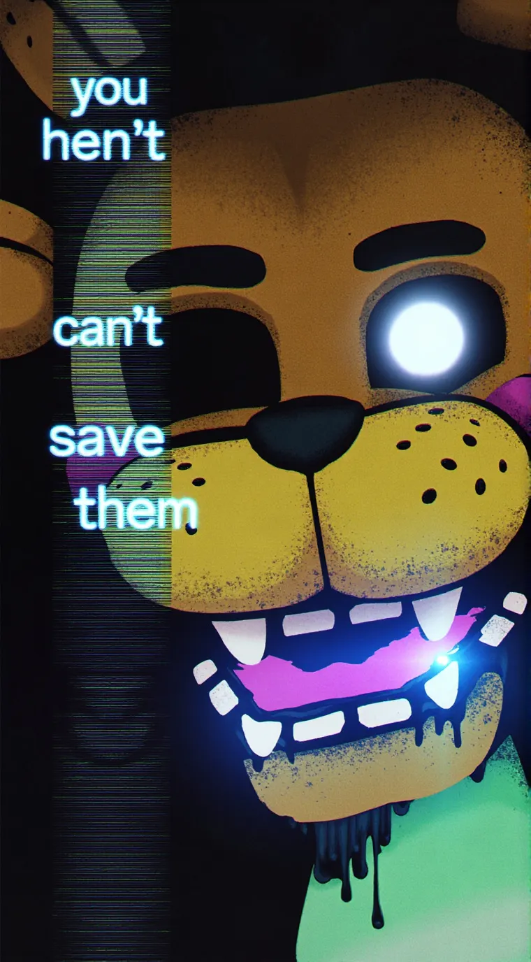 ai character: Golden Freddy background