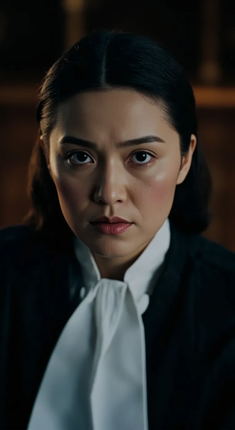 ai character: Richterin Streng background