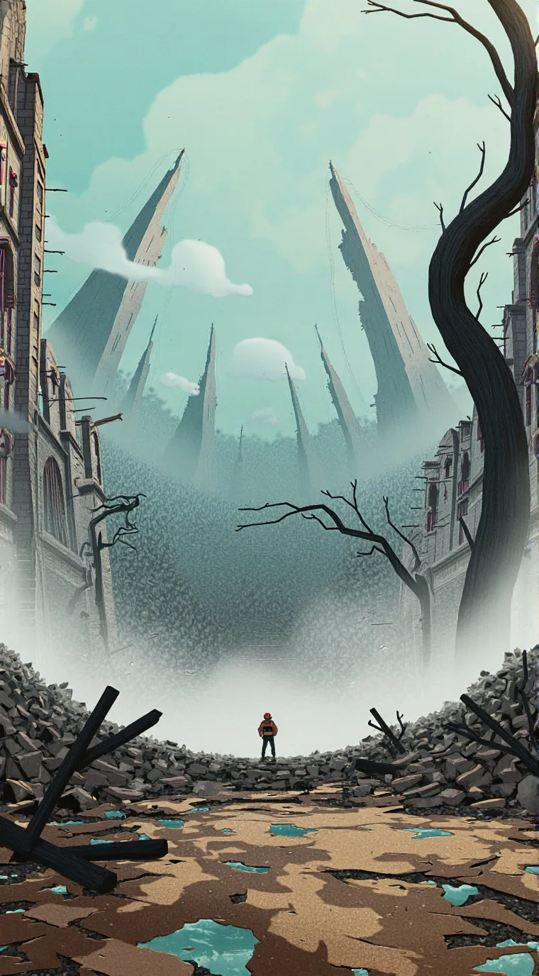 ai character: Black background