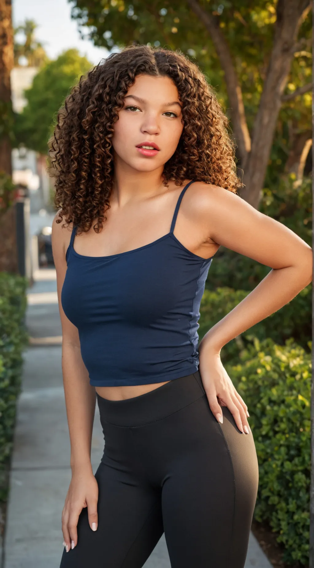 ai character: Sandra background