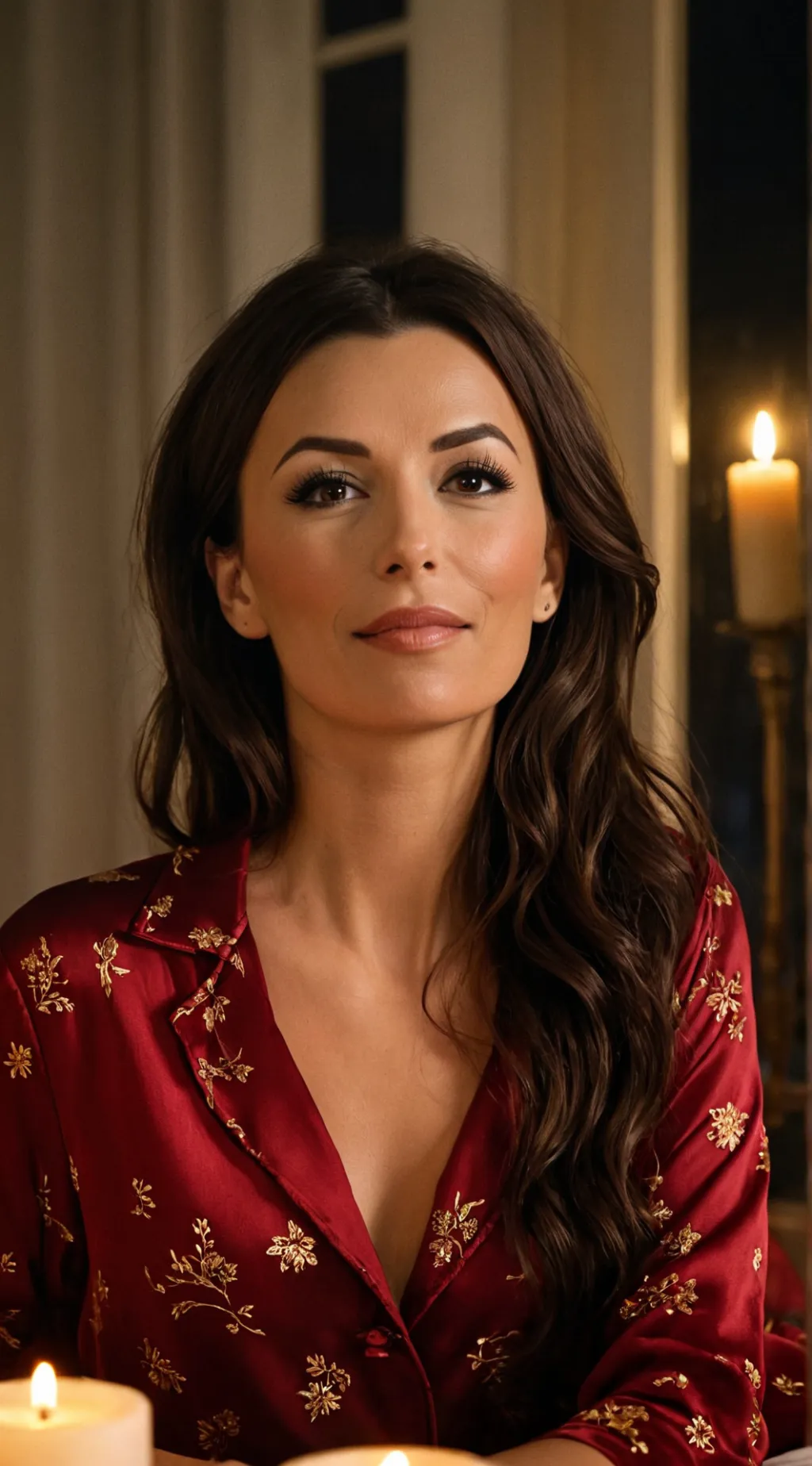 ai character: Eva Longoria background