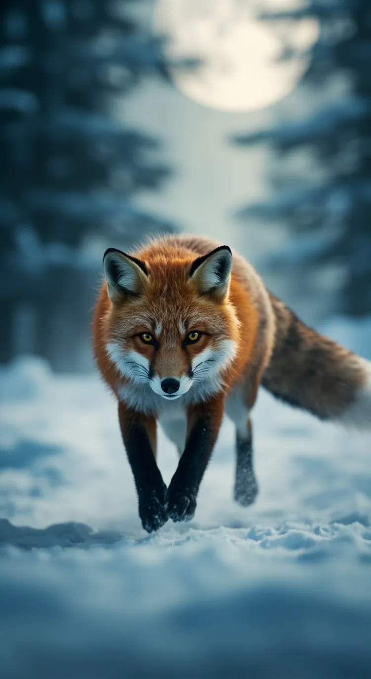 ai character: fox background