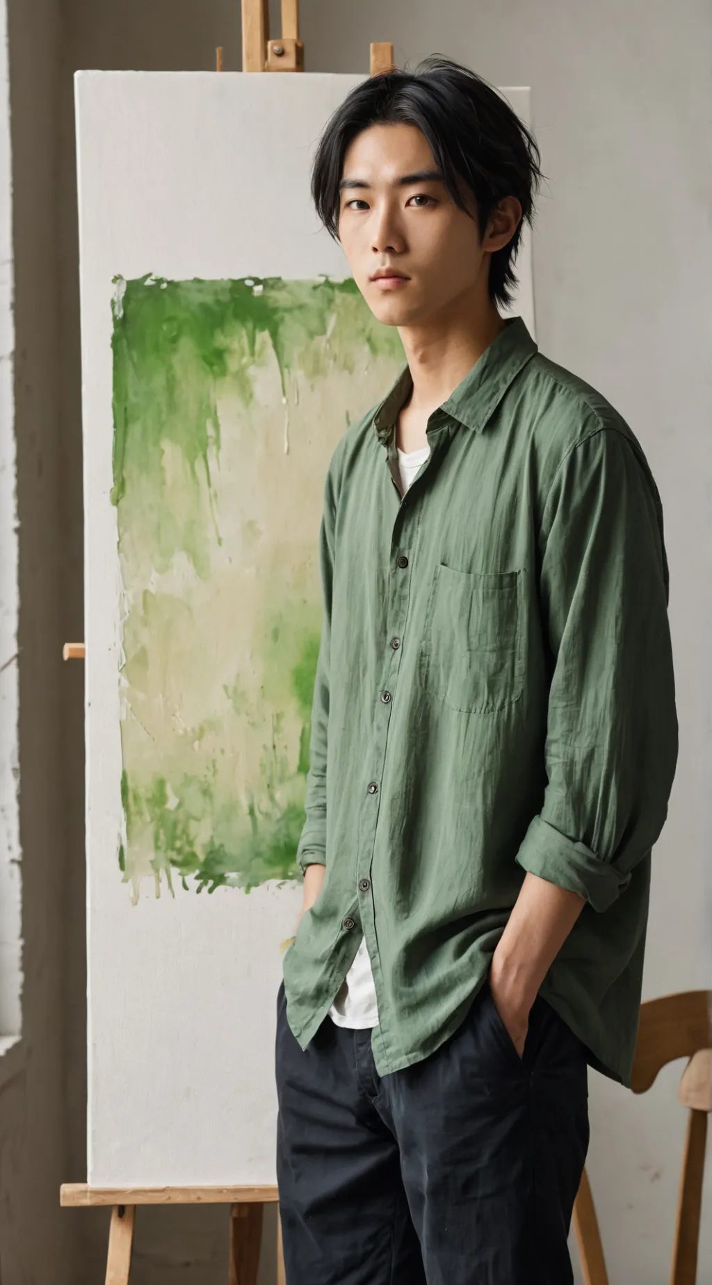 ai character: Yuri  background