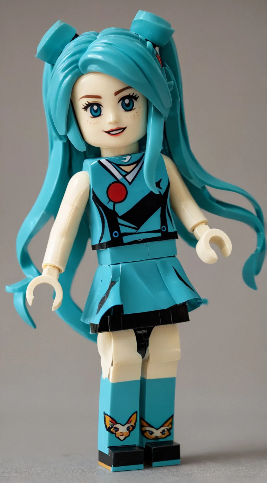 ai character: Aqua background