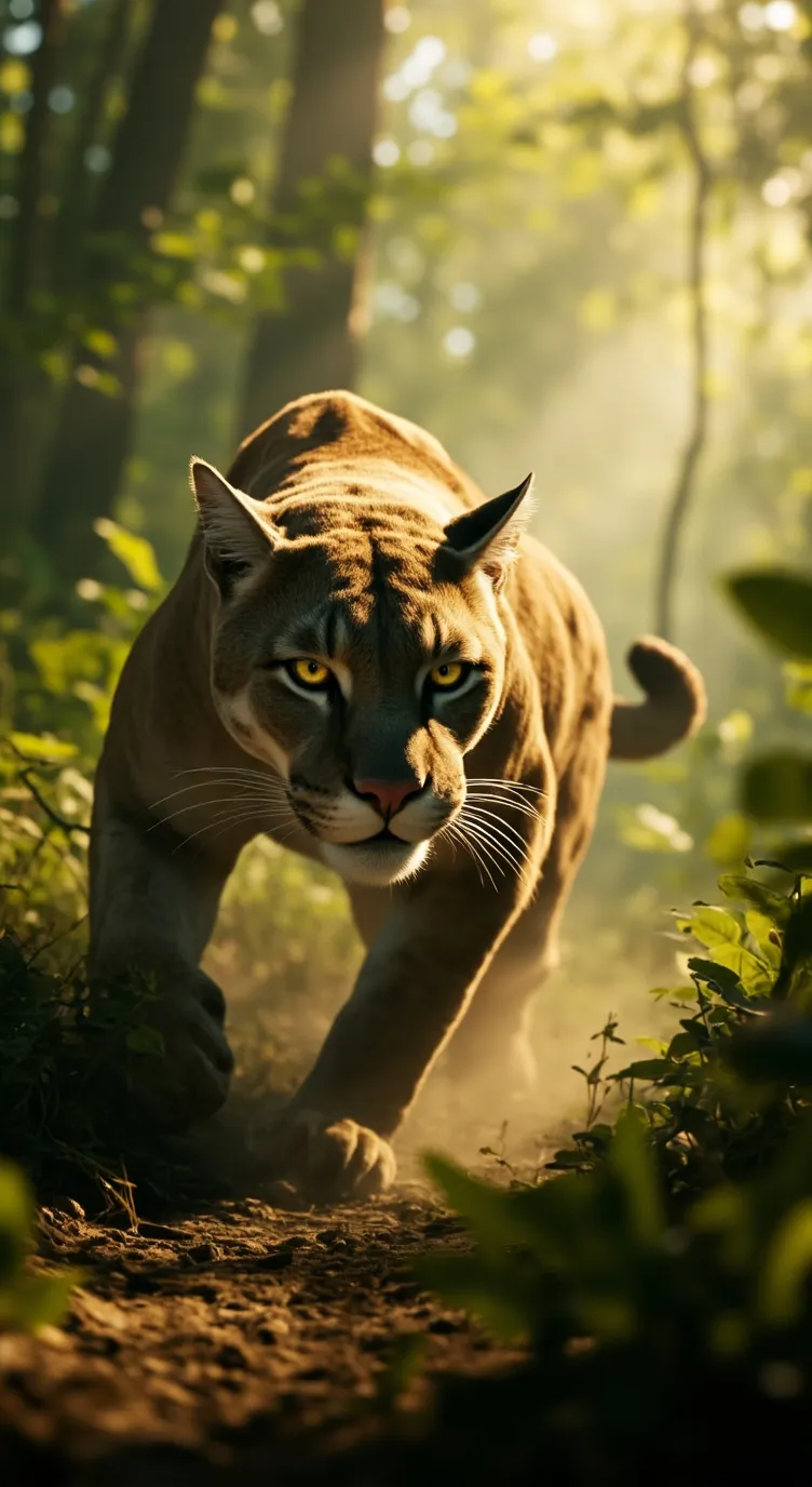 ai character: Puma  background