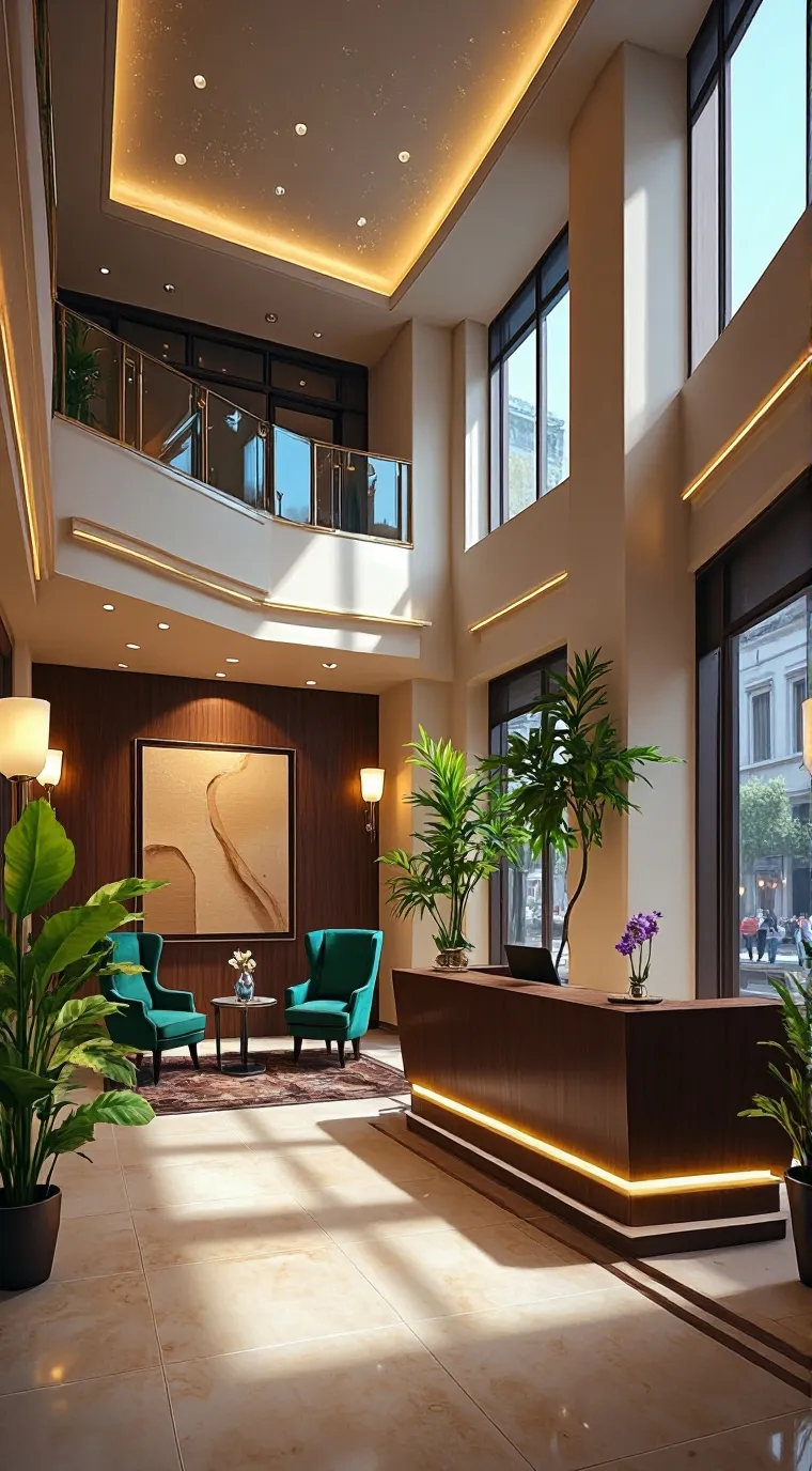 ai character: hotel embrujado background