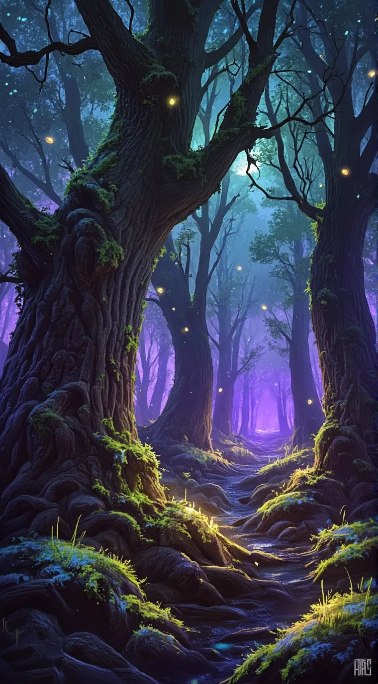 ai character: bosque malo👁️👄👁️🔥 background