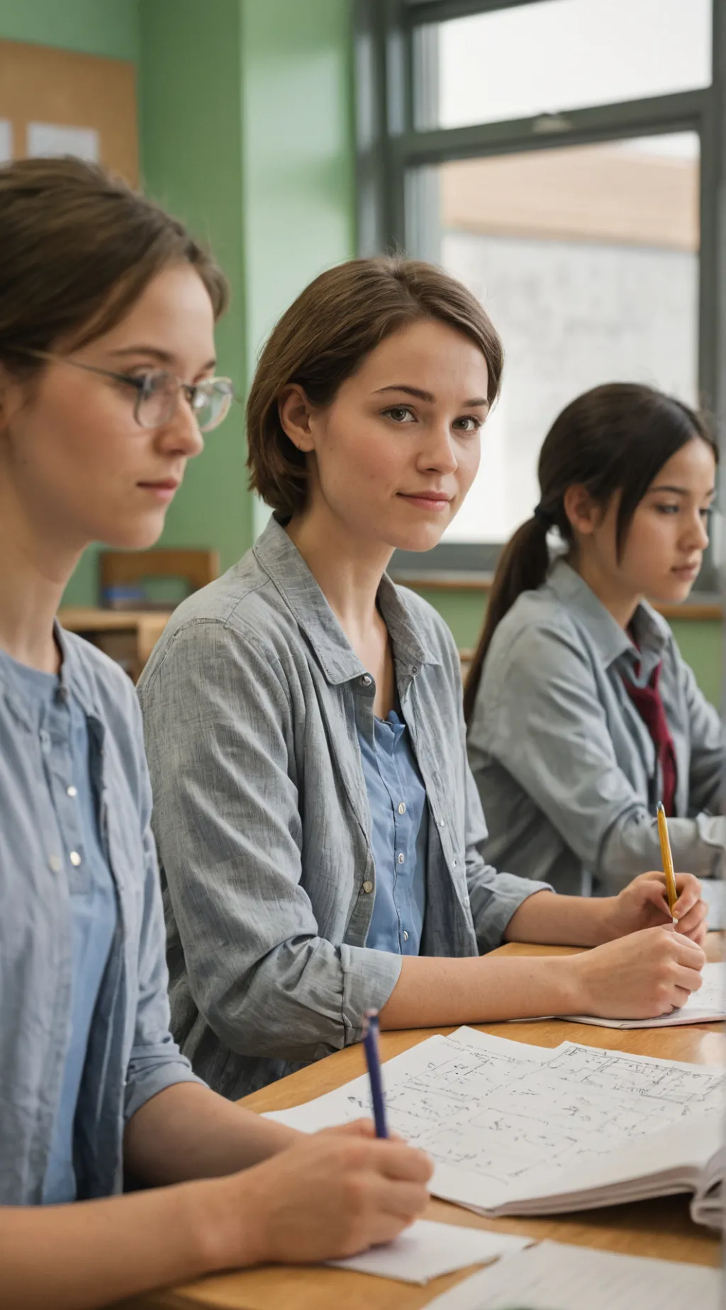 ai character: New student  background