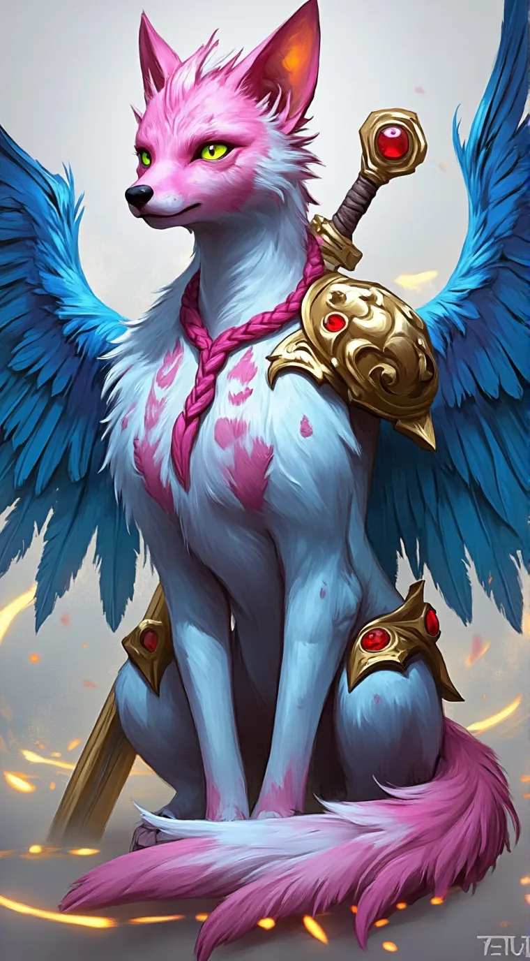 ai character: RuneWulf background