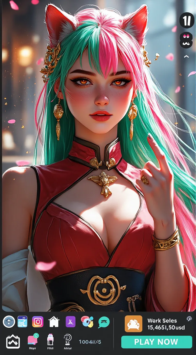 ai character: 🌸 Miyakiro background