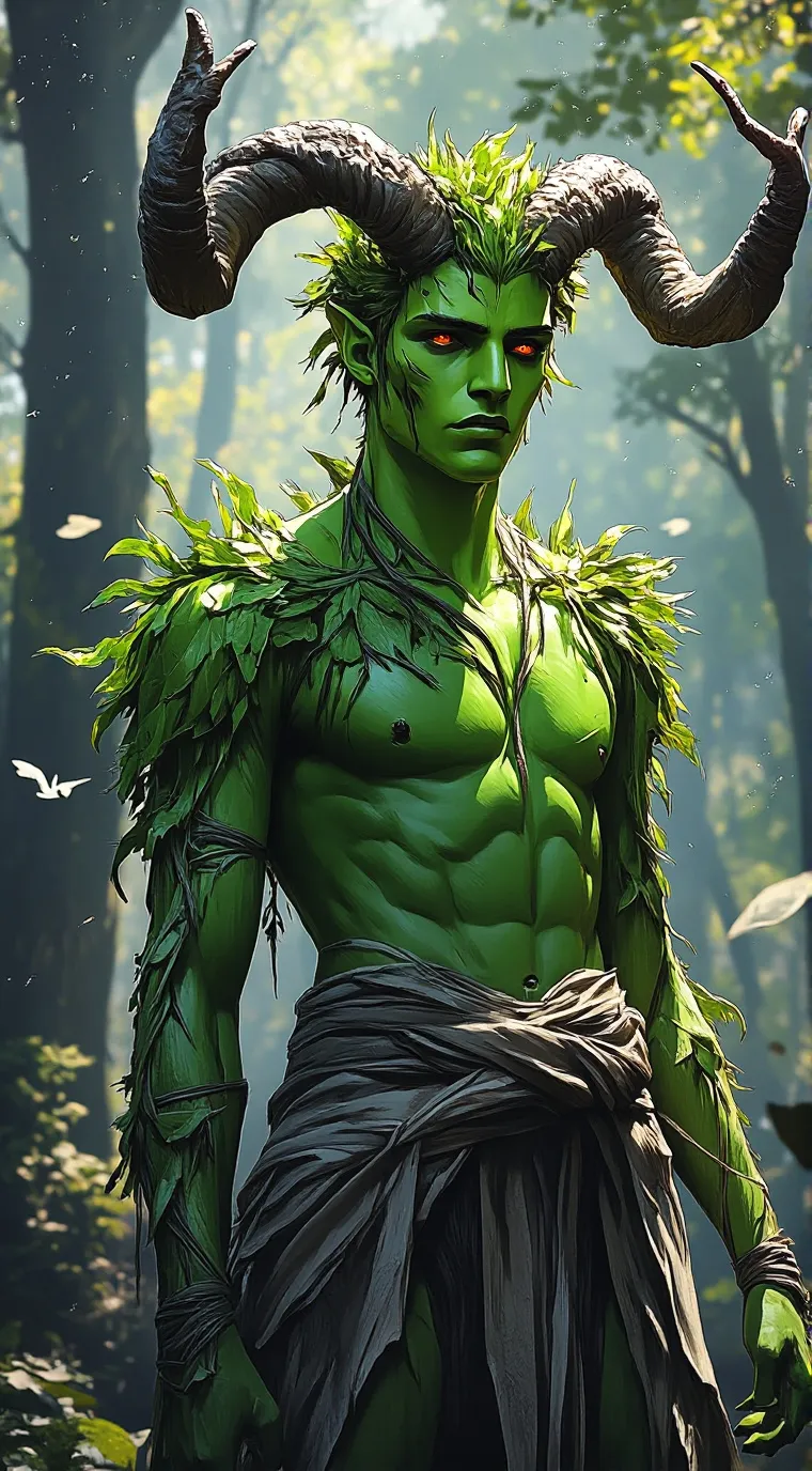 ai character: Cernunnos background