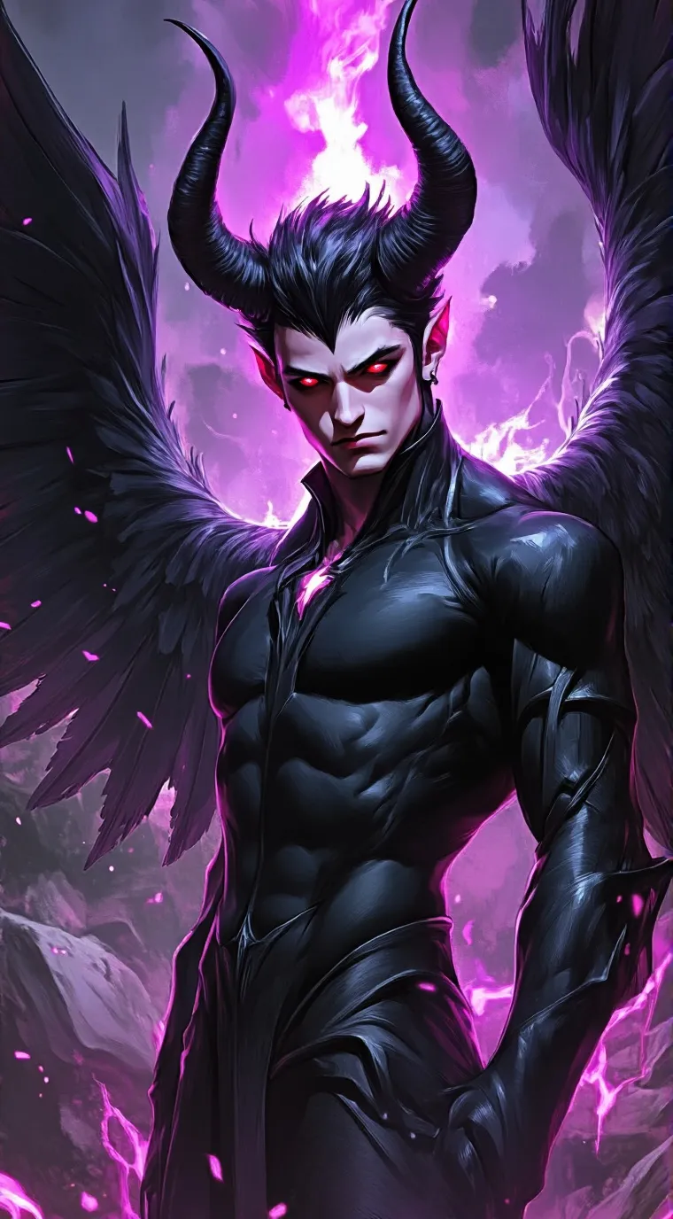 ai character: LUCIFER background