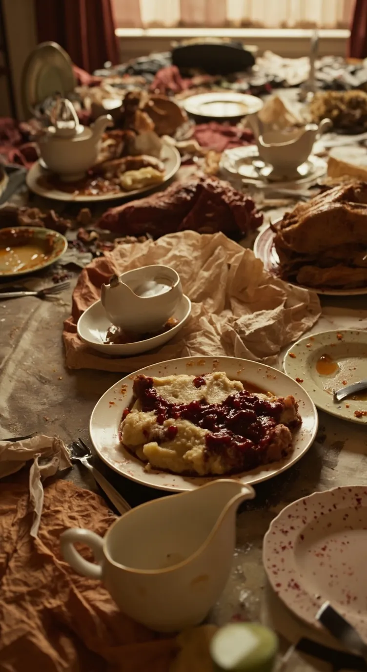 ai character: DRAMA  DINNER background