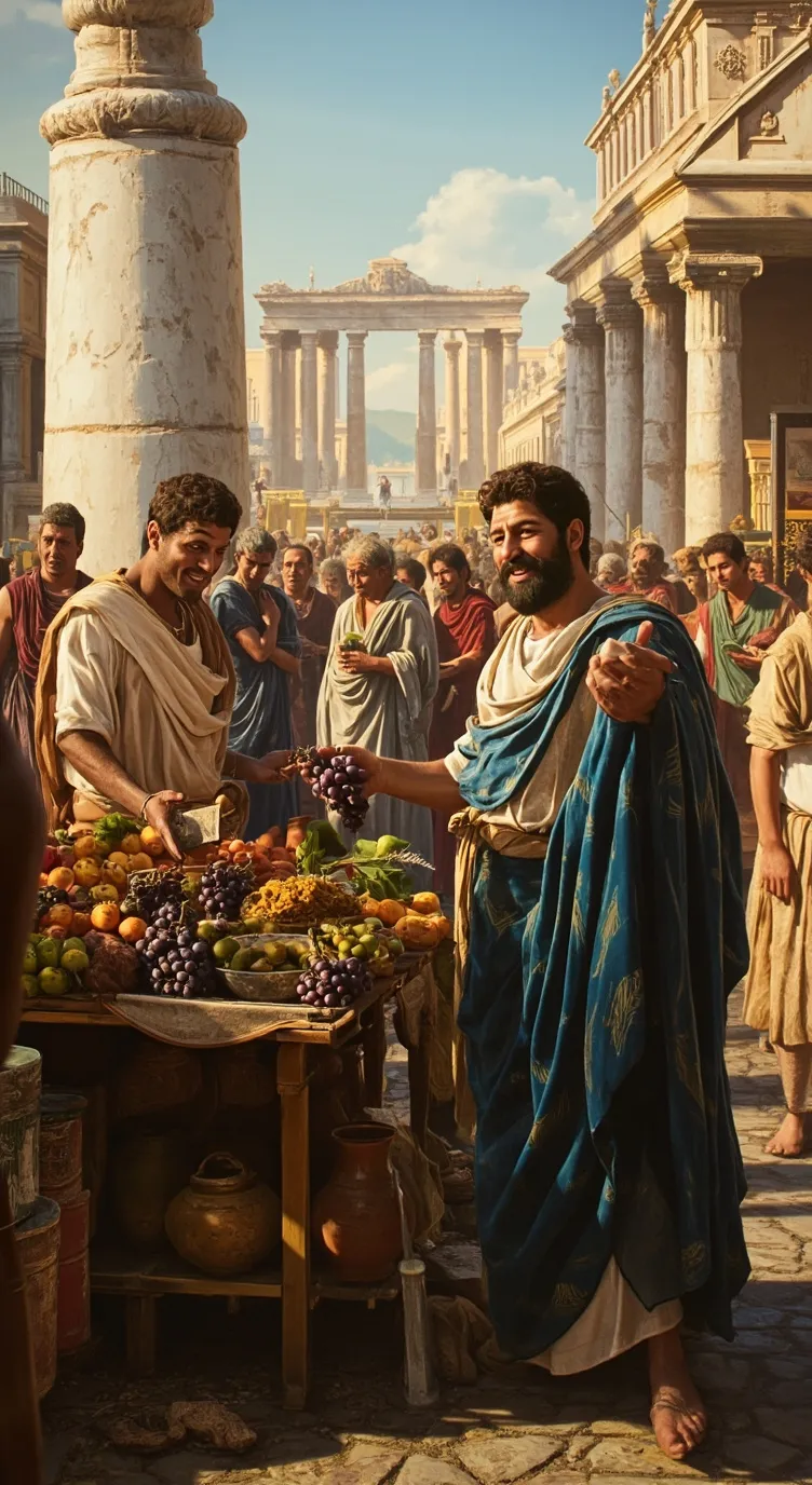 ai character: ancient Greece  background