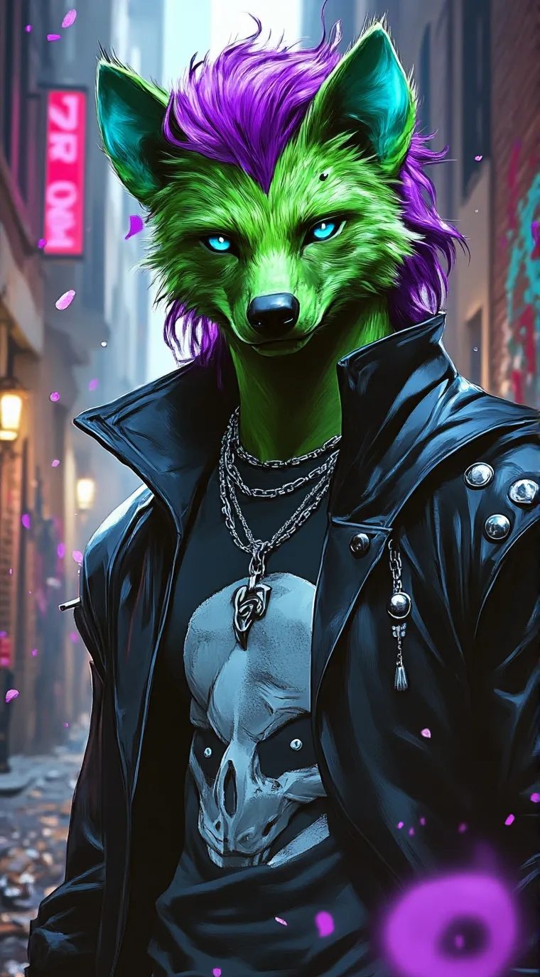 ai character: 🏳️‍🌈 Howllen  background