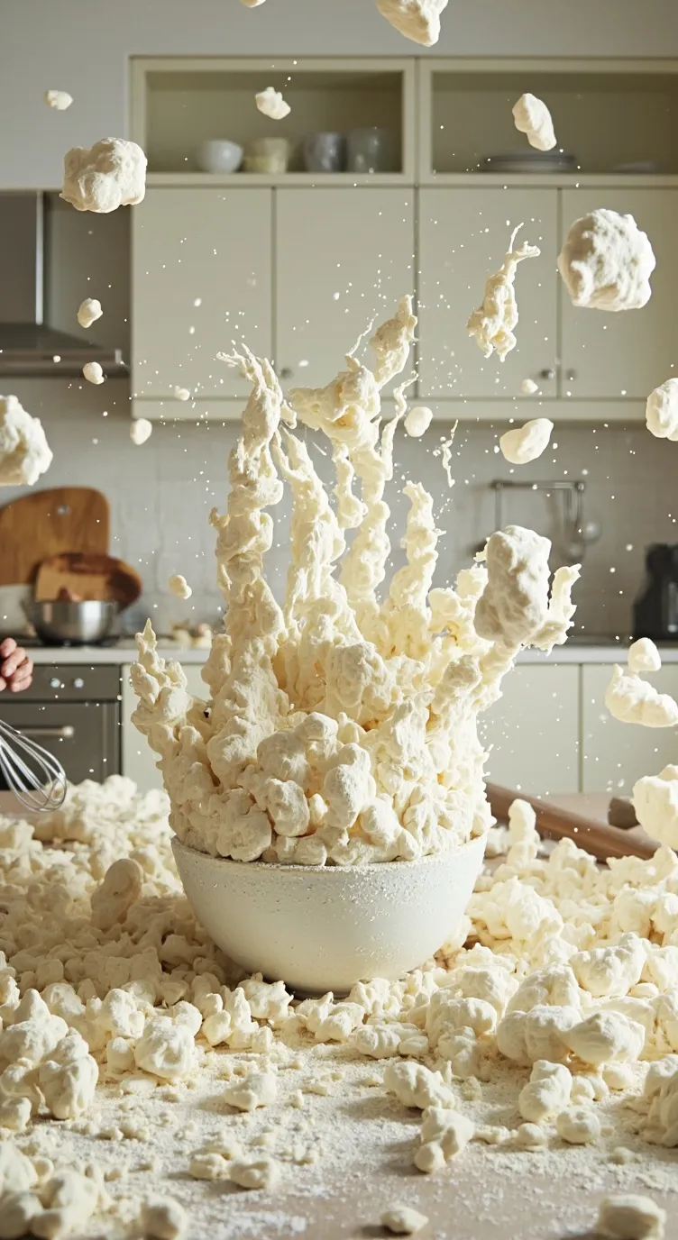 ai character: Baking mess  background