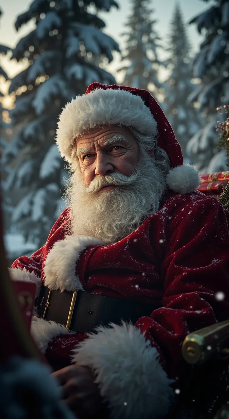 ai character: Chris Chringle.  background