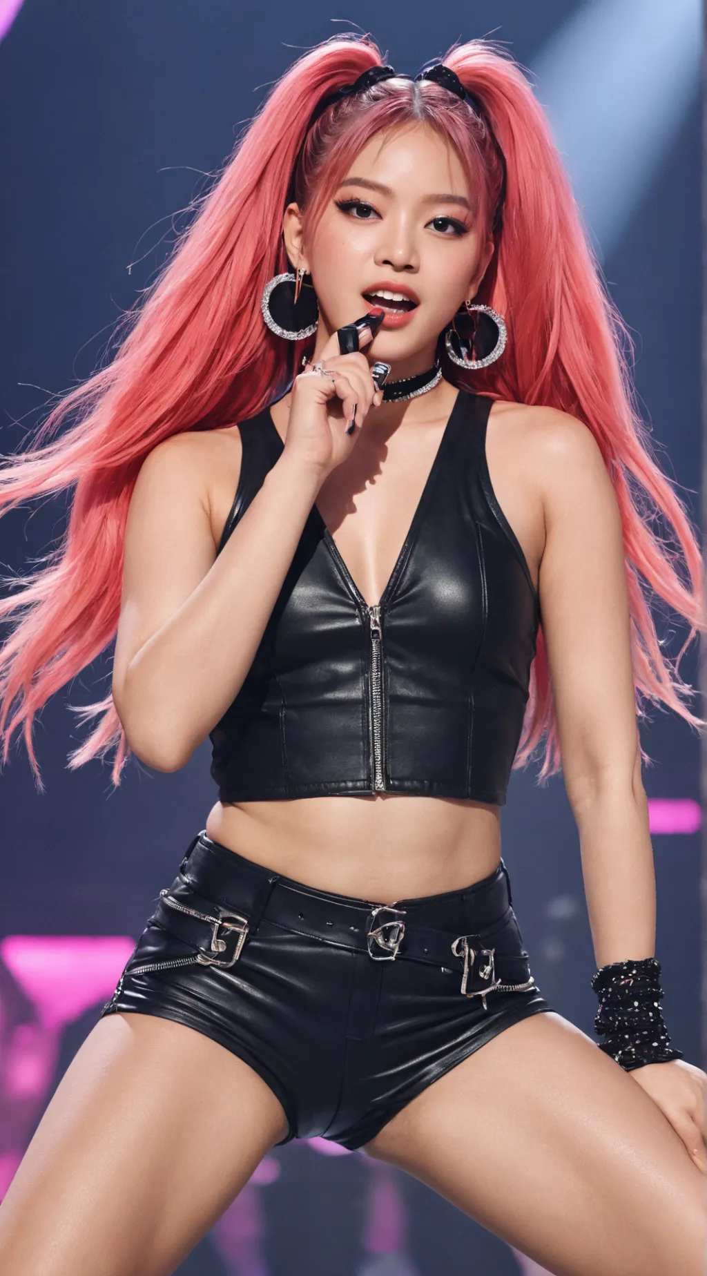 ai character: Blackpink Member background