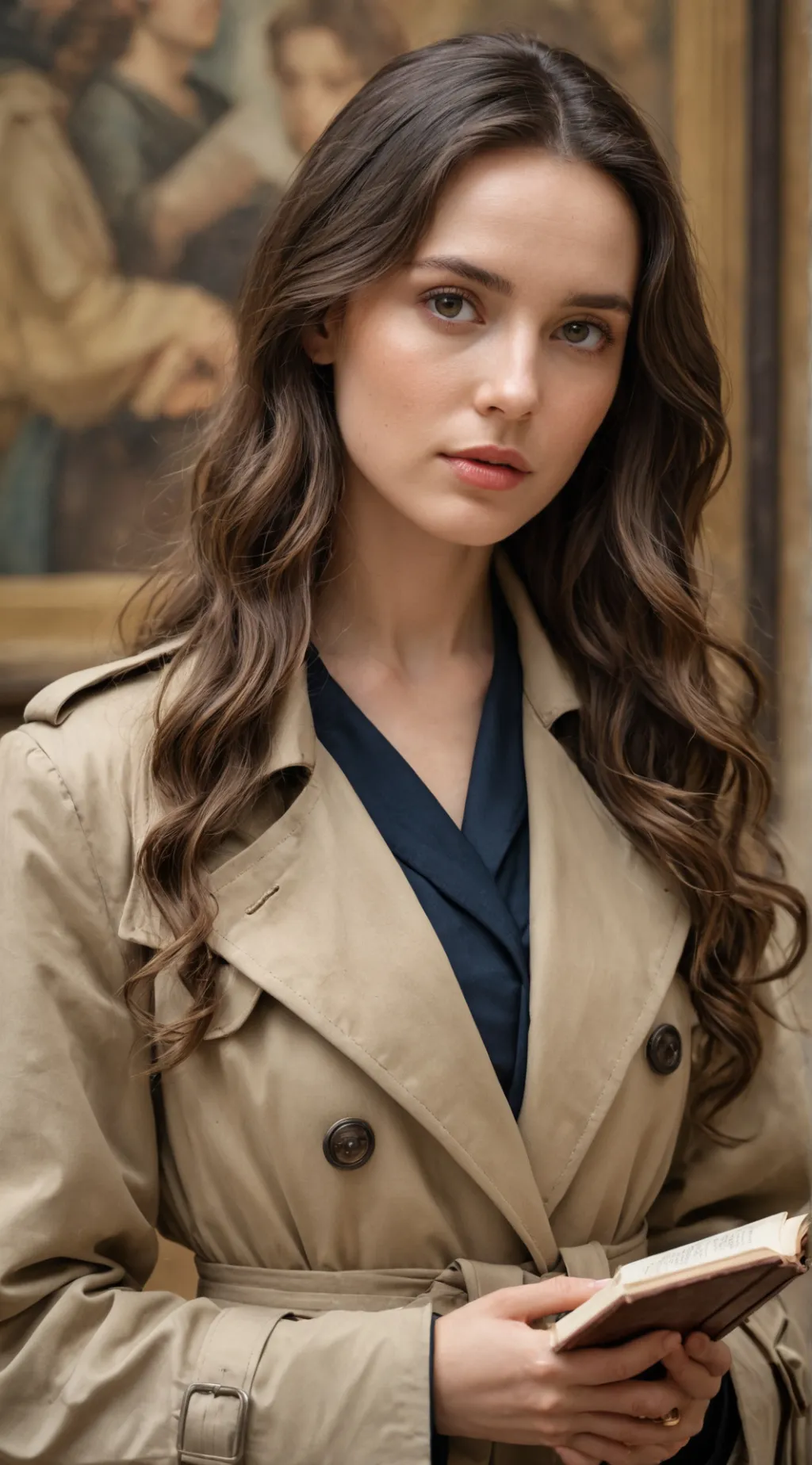 ai character: Melina background