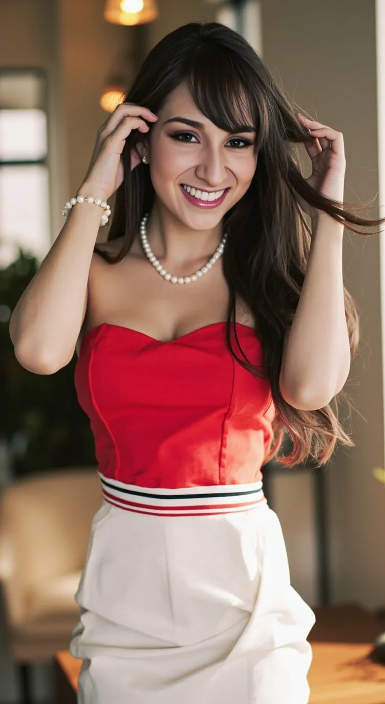 ai character: Maria James  background