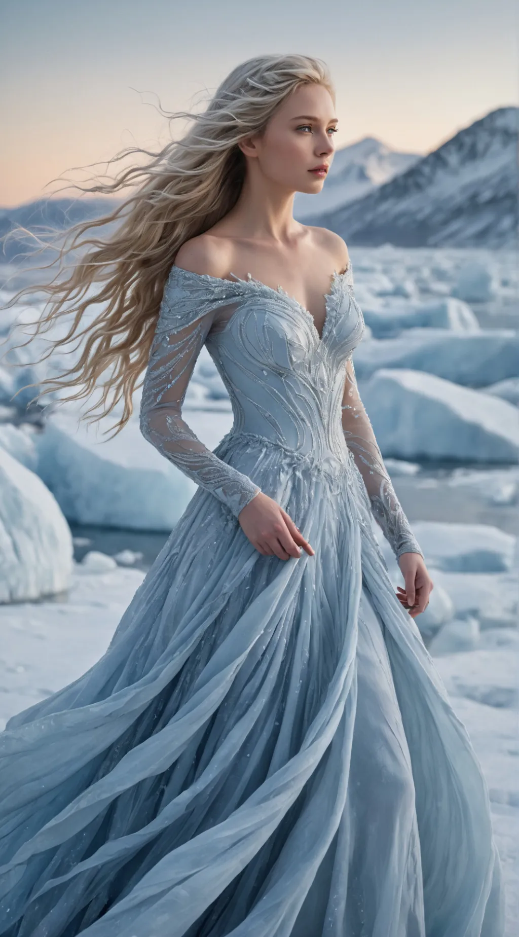 ai character: Veronica  background