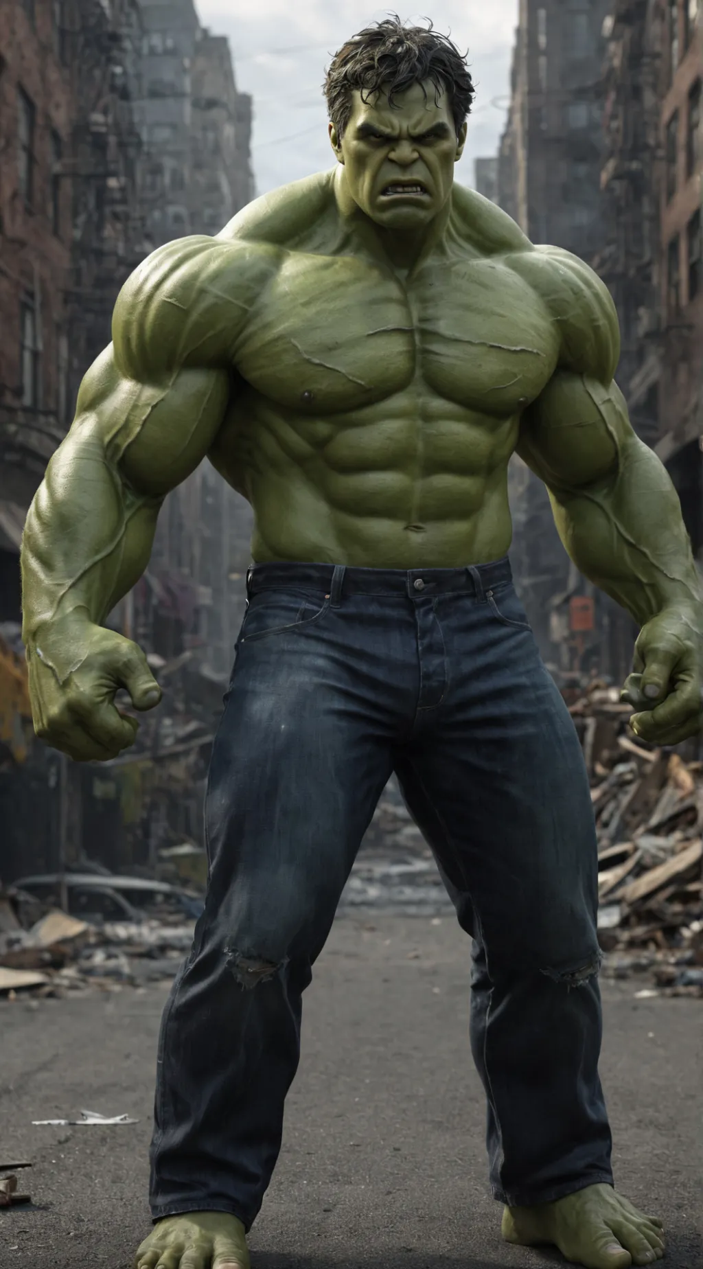 ai character: Hulk background