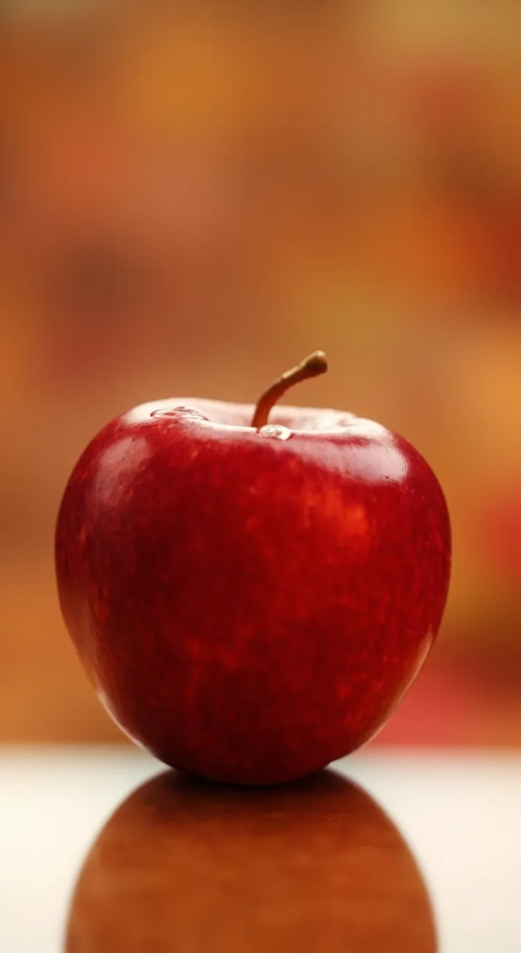 ai character: apple background