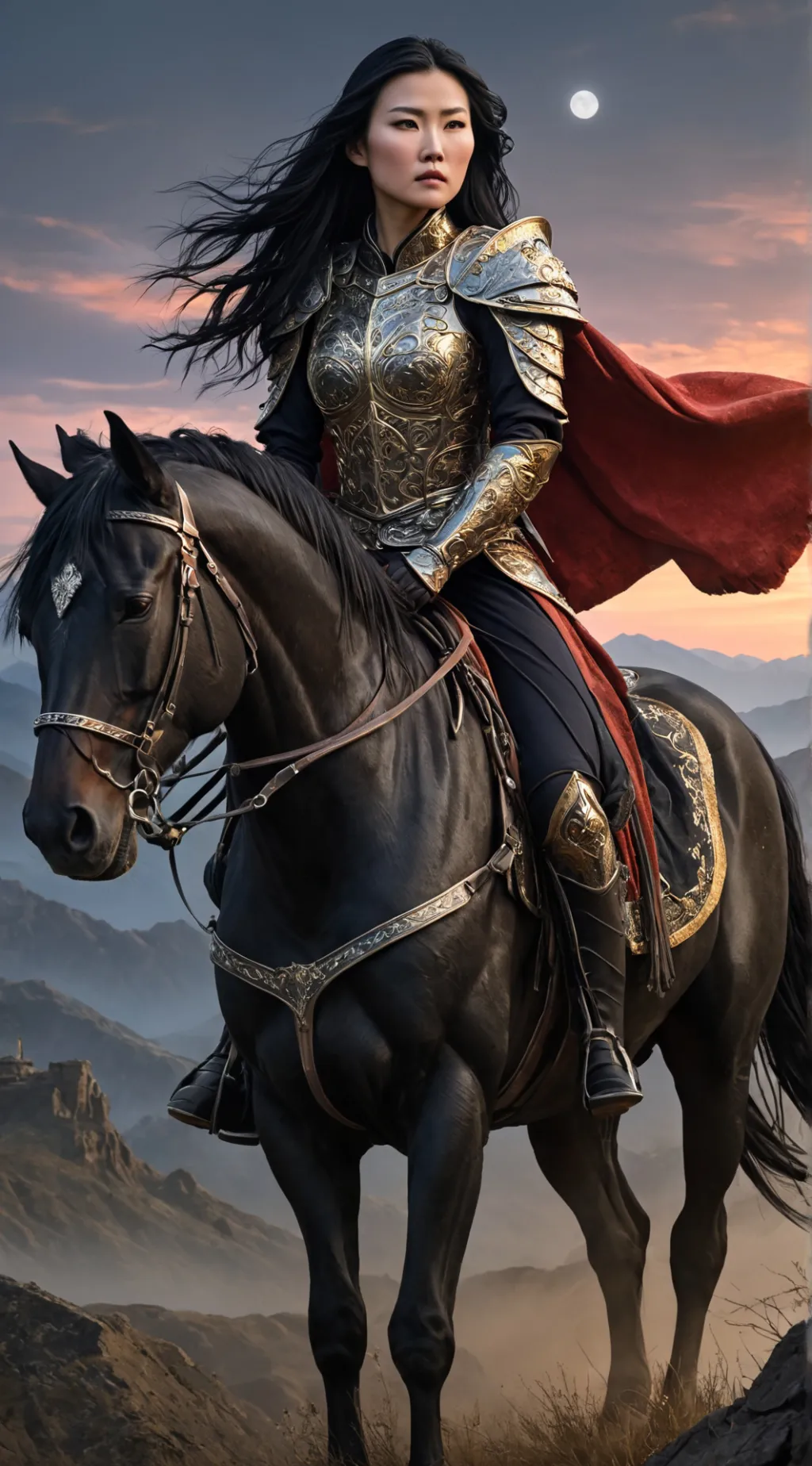 ai character: Miyu Kaya Hinata  background