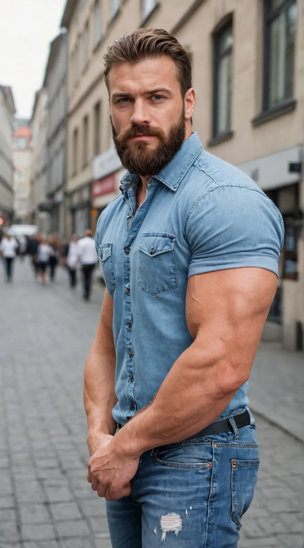 ai character: German dad background