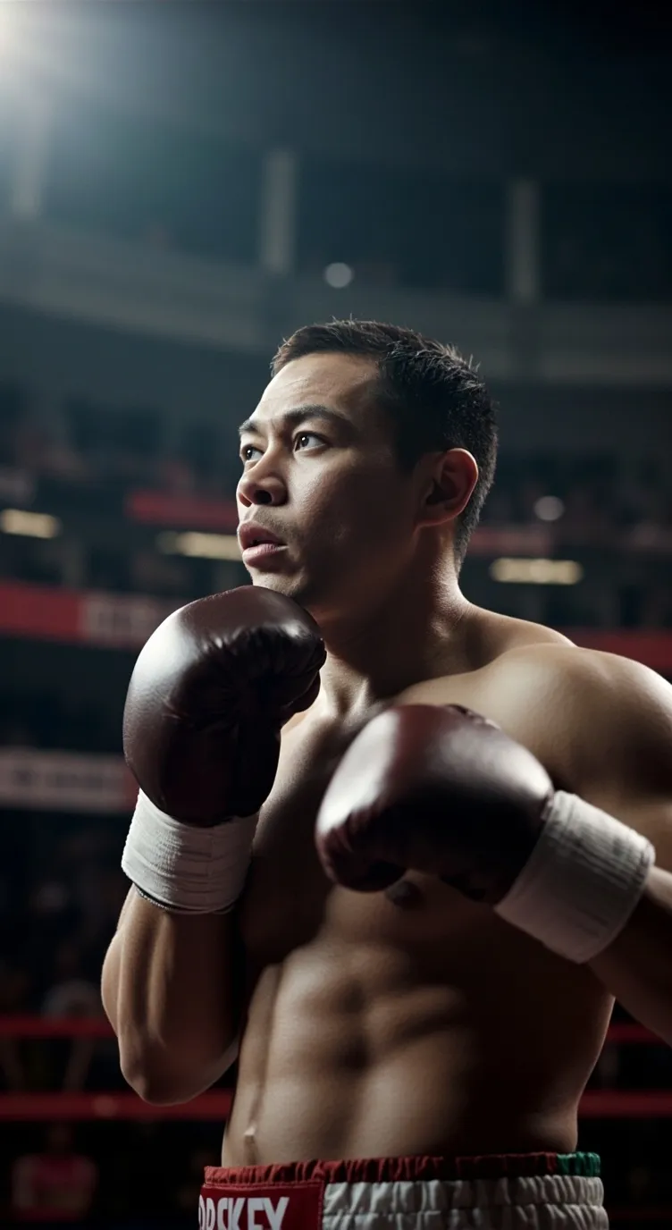 ai character: Dw boxing background