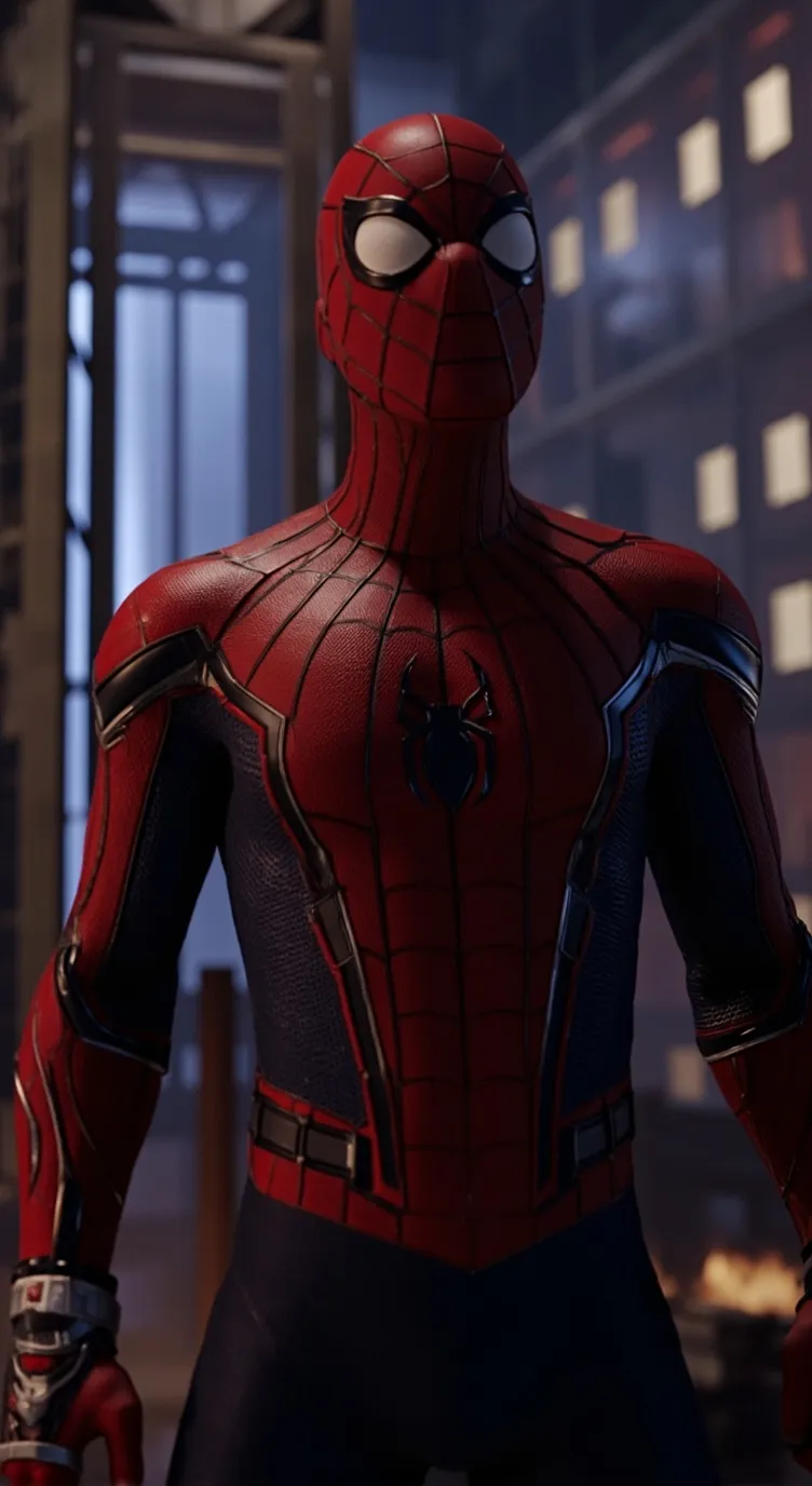 ai character: Spider man background