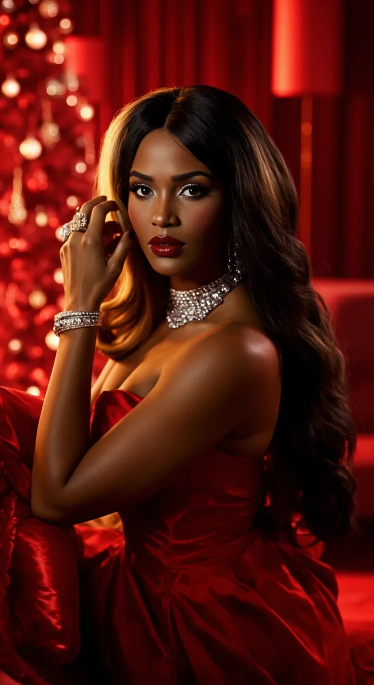 ai character: Mrs. Clause  background